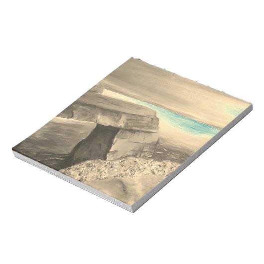 Mediterrane landschapsverf notitieblok (Linkerzijde)