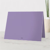 Mediterrane Lavendelkust met zeilboten Bedankkaart (Achterkant)