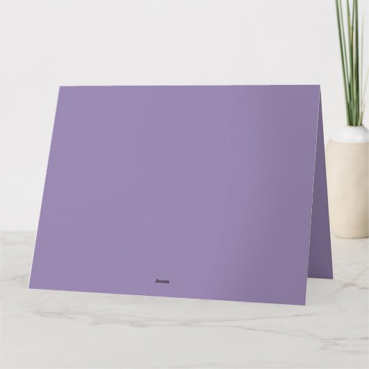 Mediterrane Lavendelkust met zeilboten Bedankkaart (Achterkant)