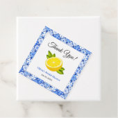 Mediterrane Lemon Dank u Vrijgezellenfeest Bedankjes Labels (In situ)