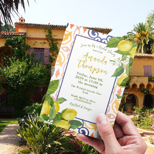 Mediterrane Lemon Haar hoofdpleister Vrijgezellenf Kaart