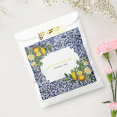 Mediterrane Lemons Portugese Tegels bruiloft Bedankzakje (Gezegeld)