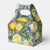 Mediterrane Lemons Summer Portugese Tegels Bedankdoosjes (Achterkant)