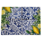 Mediterrane Lemons Summer Portugese Tegels Groot Cadeauzakje (Voorkant)