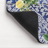 Mediterrane Lemons Summer Portugese Tegels Muismat (Hoek)