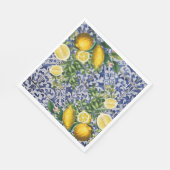 Mediterrane Lemons Summer Portugese Tegels Servet (Hoek)