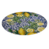 Mediterrane Lemons Summer Portugese Tegels Snijplank (Hoek)