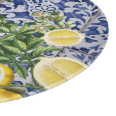Mediterrane Lemons Summer Portugese Tegels Snijplank (Hoek)
