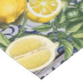 Mediterrane Lemons Summer Portugese Tegels Tafelkleed (Gekanteld)