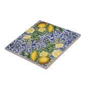 Mediterrane Lemons Summer Portugese Tegels Tegeltje (Zijkant)