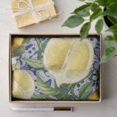 Mediterrane Lemons Summer Portugese Tegels Tissuepapier (Geschenk)