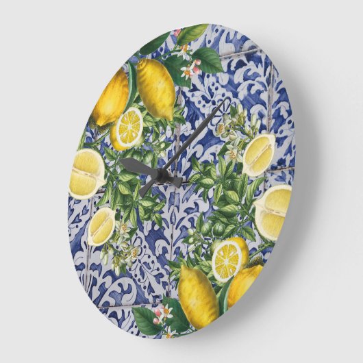 Mediterrane Lemons Summer Portugese Tiles  Grote Klok (Hoek)
