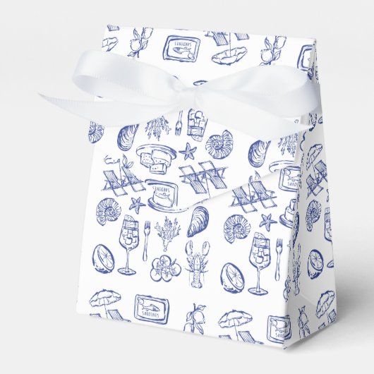 mediterrane levensbeschrijving bedankdoosjes (Voorkant Zijde)