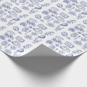 mediterrane levensbeschrijving cadeaupapier (Hoek)