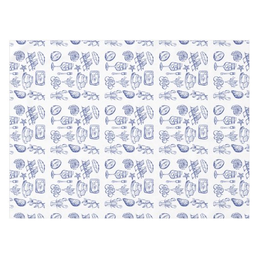 mediterrane levensbeschrijving tafelkleed (Voorkant (Horizontaal))