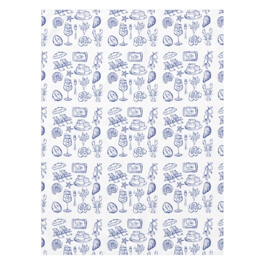 mediterrane levensbeschrijving tafelkleed (Voorkant)