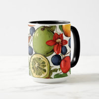 Mediterrane limoenen, citroenen en bloemen. Geschi