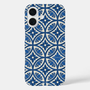 Mediterrane Lotus Tegel - De Witte Lotus iPhone 16 Hoesje