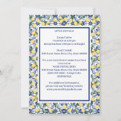 Mediterrane Main Squeeze Whiskey & Wine Shower Kaart (Achterkant)