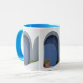 Mediterrane Mok van Griekse deuren (Voorkant links)