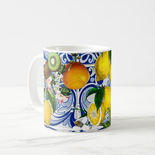 Mediterrane Mok van Lemon Coffee (Voorkant links)