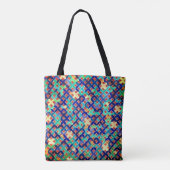 Mediterrane mozaïsche Canvas tas (Achterkant)