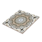 Mediterrane mozaïsche Natuur Geïnspireerde keramis Tegeltje (Zijkant)