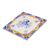 mediterrane octopus tegeltje (Zijkant)