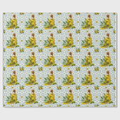 Mediterrane Olijfolie Cadeaupapier (Vlak)