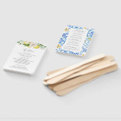 Mediterrane programma Citrus Wedding Ceremony Handwaaier (Niet-gemonteerd)