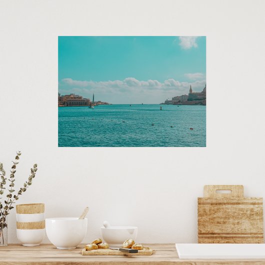 Mediterrane rust poster (Keuken)