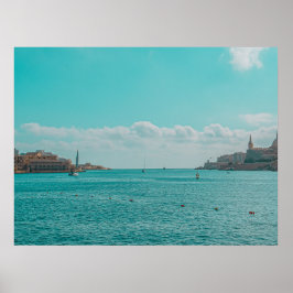Mediterrane rust poster