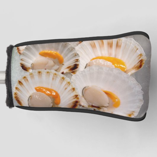 Mediterrane sint-jakobsschelpen golfheadcover (Voorkant)