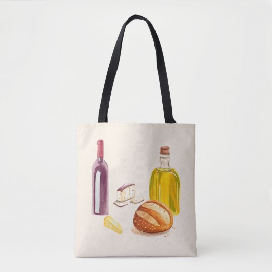 Mediterrane smaken tote bag (Voorkant)