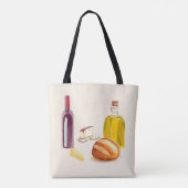 Mediterrane smaken tote bag (Achterkant)