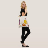 Mediterrane smaken tote bag (Op model)