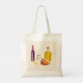 Mediterrane smaken tote bag (Achterkant)