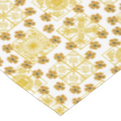 mediterrane stemming | Golden Summer Tegel Tafelkleed (Gekanteld)