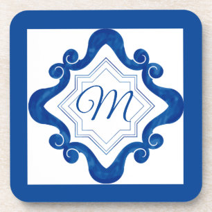 Mediterrane stijl bier onderzetter