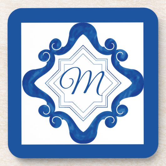 Mediterrane stijl bier onderzetter (Voorkant)