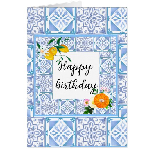 Mediterrane stijl, citroen, Amalfi stijl, (Voorkant)