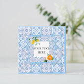 Mediterrane stijl, citroen, Amalfi stijl, Aankondiging (Staand voorkant)