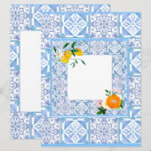 Mediterrane stijl,citroens,Amalfi-stijl, Kaart (Voorkant / Achterkant)