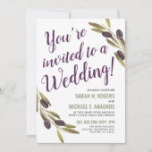 Mediterrane stijl Sangria | Uitnodiging voor Sage  (Voorkant)