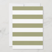 Mediterrane stijl Sangria | Uitnodiging voor Sage  (Achterkant)