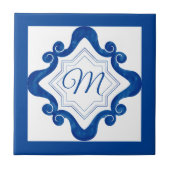 Mediterrane stijl tegeltje (Voorkant)