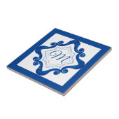 Mediterrane stijl tegeltje (Zijkant)