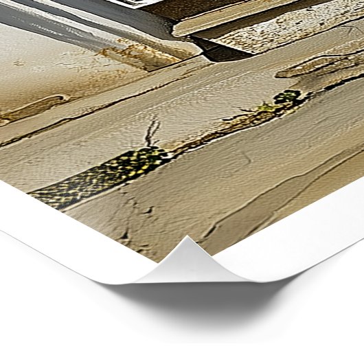 mediterrane stilte perfect poster (Hoek)