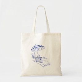 Mediterrane strandtas tote bag