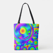 Mediterrane Sunrise Canvas tas (Achterkant)